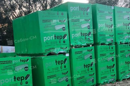 Пеноблоки стеновые Poritep Коломна 625х250х250, D400