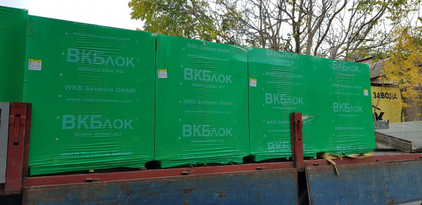 Газосиликатные блоки ВКБлок D500 625x400x250 стеновые