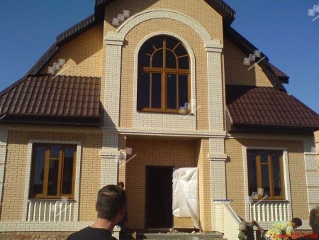 Облицовочный кирпич Железногорский одинарный 1 НФ Солома гладкий